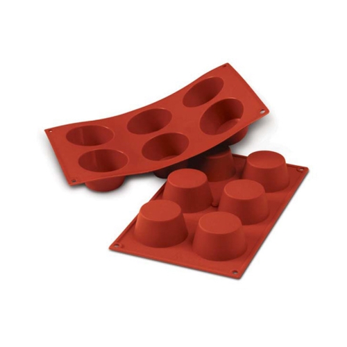 Forma, silicon, capacitate 6x100ml, diametru prajituri 69mm