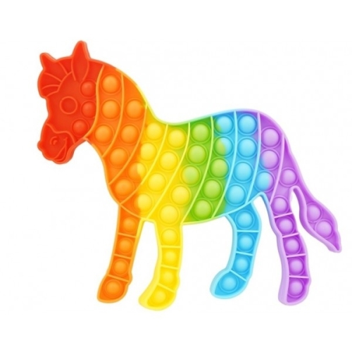 Jucarie antistres din silicon Pop it now and flip cal multicolor, FLIPPY