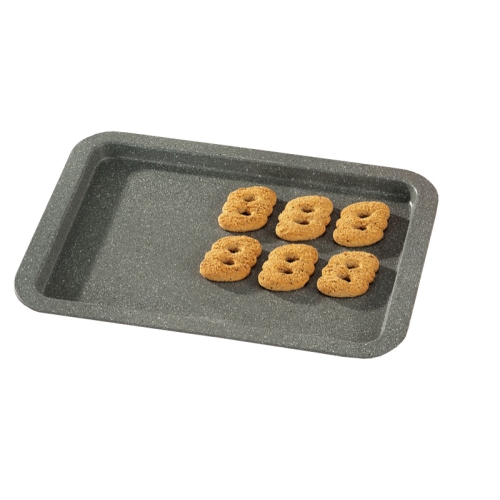 Tava, dreptunghiulara, inox, dimensiuni 385x275x20mm