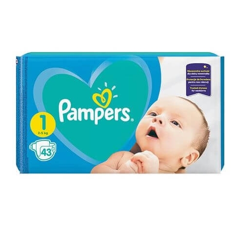 Pampers Active Baby Nr. 1, 2-5 kg, 43 bucatipe grupdzc.ro✅. Descopera gama copleta de produse la oferte speciale✅!