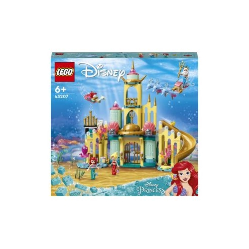LEGO Disney - Palatul subacvatic al lui Ariel 43207, 498 de piese