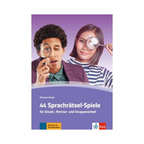 44 Sprachratsel-Spiele. Fur Einzel-, Partner- und Gruppenarbeit. Arbeitsblatter, Kopiervorlagen - Michael Dreke