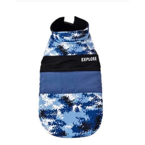 4DOG Hainuta Caini DELUXE Army Bleu 45 cm. Produse pentru caini si catei