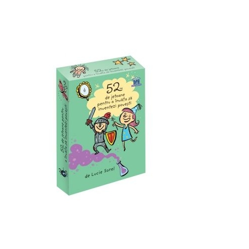 52 de jetoane pentru a invata sa inventezi povesti - Lucie Sorel, editura Didactica Publishing House