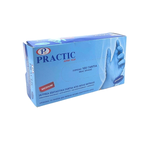 Practic Manusi unica folosinta Marimea M latex, 100 Buc