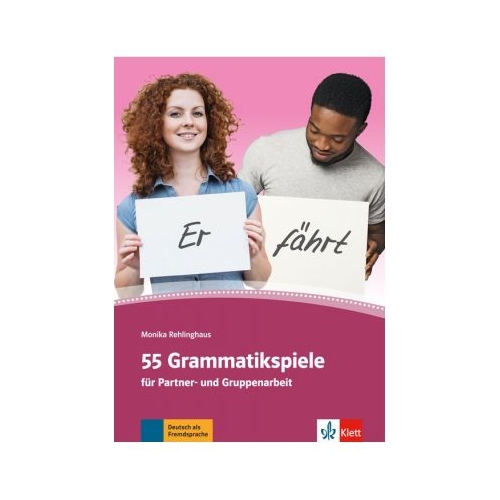 55 Grammatikspiele fur Partner- und Gruppenarbeit, Kopiervorlagen - Monika Rehlinghaus, editura Klett