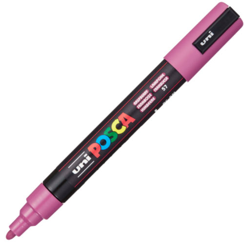 Marker UNI PC-5M 1. 8-2. 5 mm roz zmeura Posca