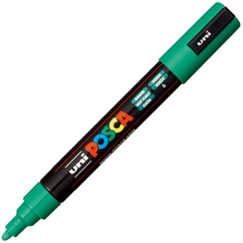 Marker UNI PC-5M 1. 8-2. 5 mm verde Posca