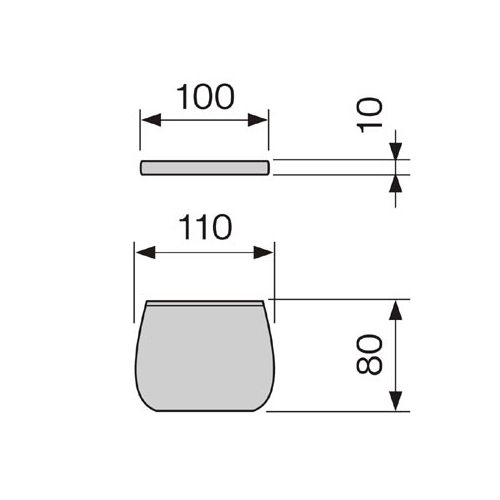 Farfurie pentru supa, cu capac, plastic