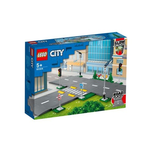 LEGO City - Placi de drum 60304, 112 de piese