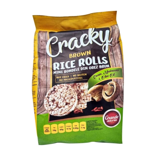 Grande Dolceria Cracky Mini Rondele din orez brun cu ciuperci, 50 gpe grupdzc.ro✅. Descopera gama copleta de produse la oferte speciale✅!