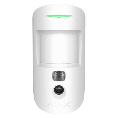 Detector de miscare wireless PIR MotionCam (PHOD), alb, Ajax