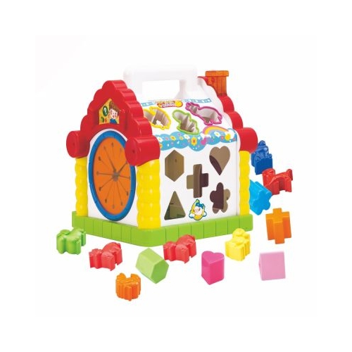 Casuta educativa a animalutelor cu sunete si lumini, Hola