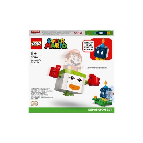 LEGO Super Mario - Set de extindere Clovn-mobil Bowser Jr. 71396, 84 de piese