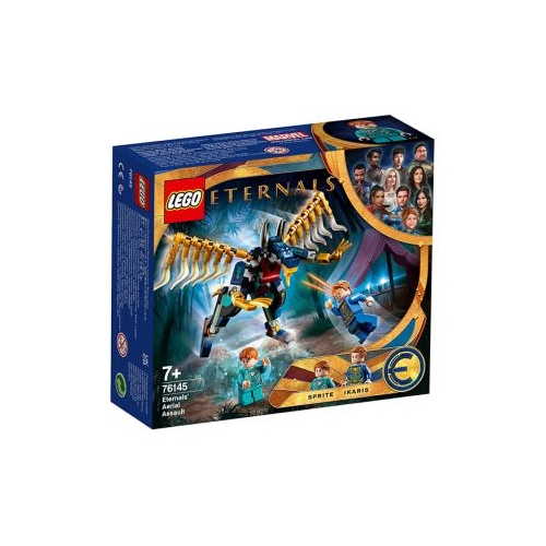LEGO Marvel - Asaltul aerian al Eternilor 76145, 133 de piese