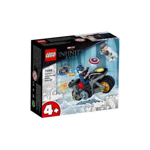 LEGO Super Heroes - Marvel infruntarea dintre Captain America si Hydra 76189, 49 de piese