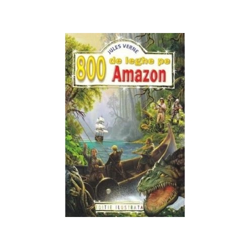 800 de leghe pe Amazon - Jules Verne