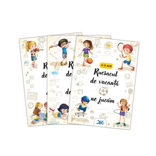 Rucsacul de vacanta 8-9 ani Desenam si coloram, ne jucam, activitati istete (Interior color)