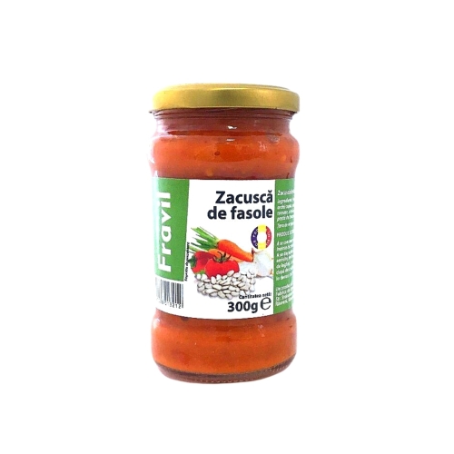 Zacusca de fasole, 300 g, Fravil