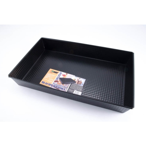 Tava cuptor, dimensiuni 400x250x60 mm, negru
