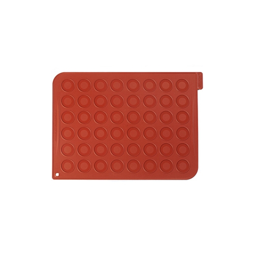 Forma din silicon alimentar pentru 48 macarons, diametru forma macarons 30mm