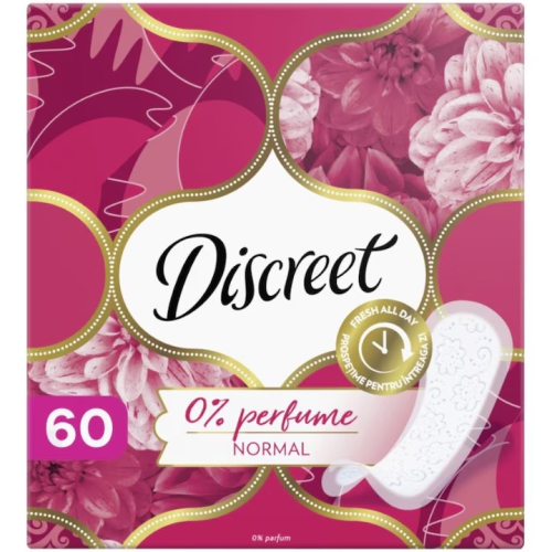 Discreet Absorbante zilnice 0% parfum , 60 buc