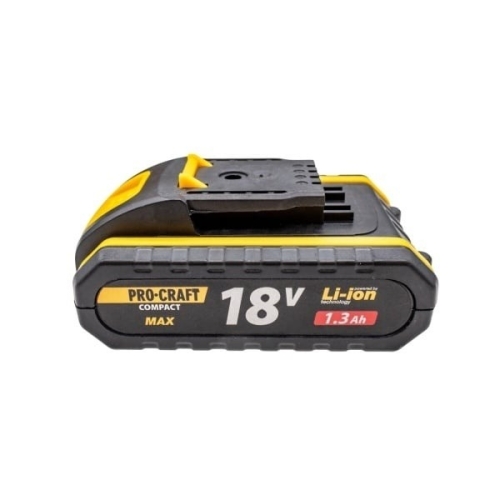 Acumulator Li-Ion ProCraft PA18C-B 18V 1.3Ah pentru scule electrice fara fir