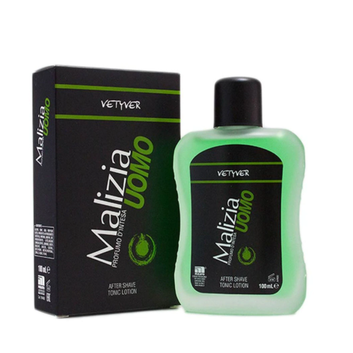 After Shave Uomo Vetyver Tonic, 100 ml, Malizia
