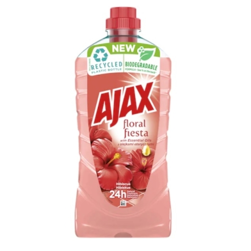 Ajax Detergent universal Floral Fiesta Hibiscus, 1000 ml. Produse de curatenie pentru casa