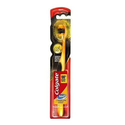 Colgate Periuta de dinti 360 Charcoal Gold Soft Compact Headpe grupdzc.ro✅. Descopera gama copleta de produse la oferte speciale✅!