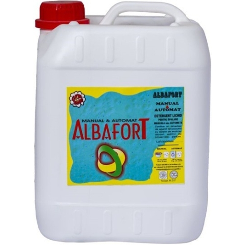 Detergent Lichid, Albafort pentru spalare manuala sau automata a rufelor, 5 L