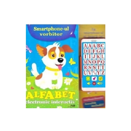 Alfabet electronic interactiv. Smartphone-ul vorbitor, editura Bibilion. Carti educative pentru copii