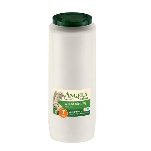 Candela de plastic cu capac Nr. 12, durata 7 zile, Angela
