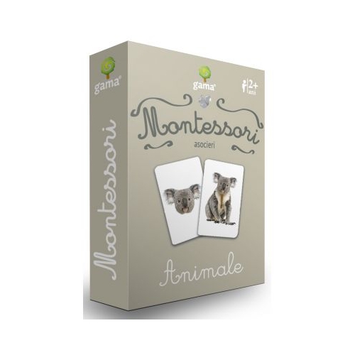 Animale. Carti de joc Montessori
