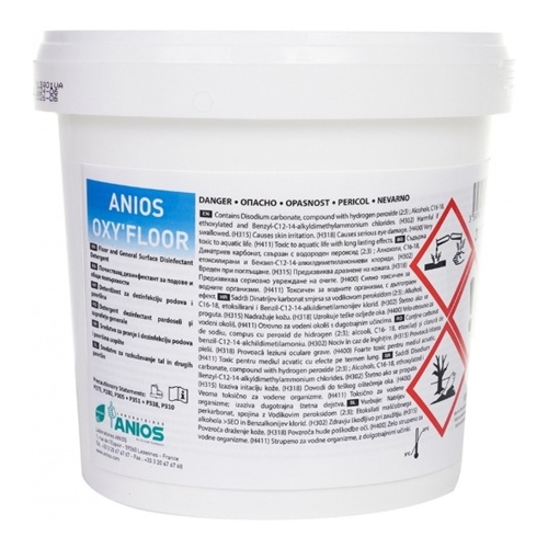 Anios Oxy Floor - Dezinfectant pulbere pentru suprafete - 1 kg