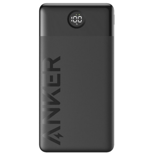 Baterie externa Anker PowerCore 324, 10.000 mAh, 12W, 1x USB-C, 1x USB-A, Negru