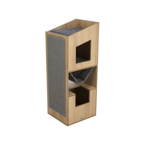 Trixie Ansamblu De Joaca, CityStyle, 41x38 cm/ h:105 cm, Maro/Gri, 44725