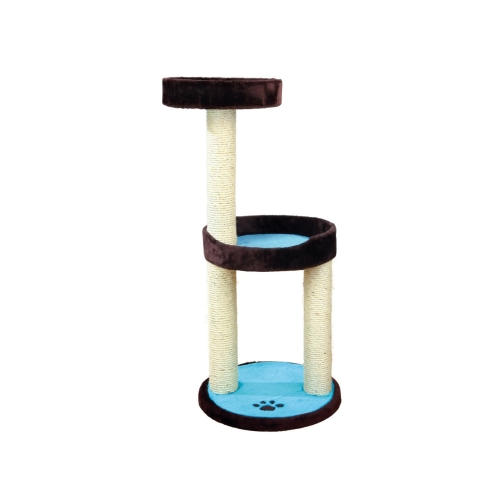 Trixie Ansamblu De Joaca, Lugo, 45 cm/ h: 103 cm, Maro/Turcoaz, 43870