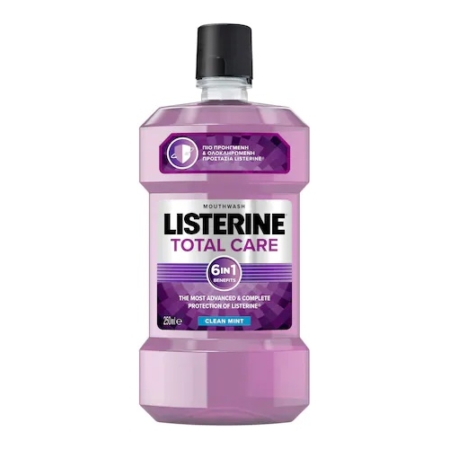 Apa de gura, 250 ml, Listerine Total Care Clean Mint