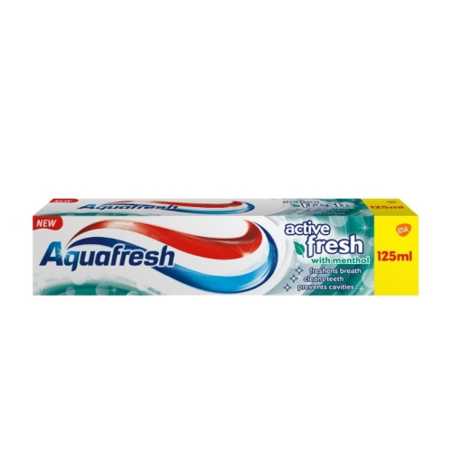 Pasta de dinti active fresh with menthol, 125 ml Aquafresh