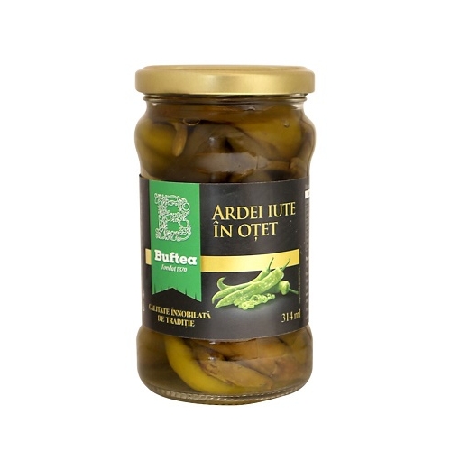 Ardei iute in otet, 314 ml, Buftea