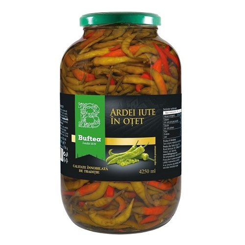 Ardei iute in otet, 4250 ml, Buftea