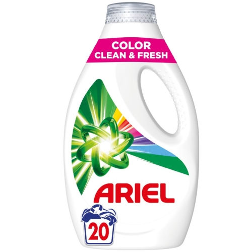 Detergent de rufe lichid, Color Clean & Fresh, 1L, 20 spalari, Ariel