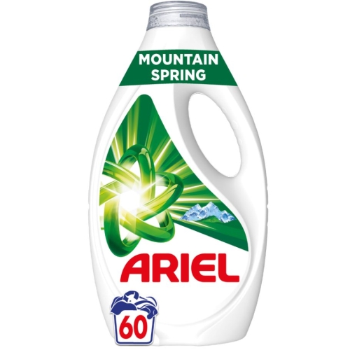  Detergent Lichid, Mountain Spring, 2.7L, 60 spalari, Ariel