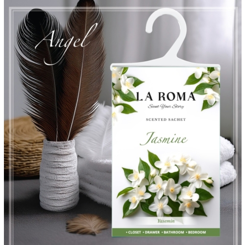 Odorizant de dulap, saculet parfumat Iasomie, 26 g, La Roma