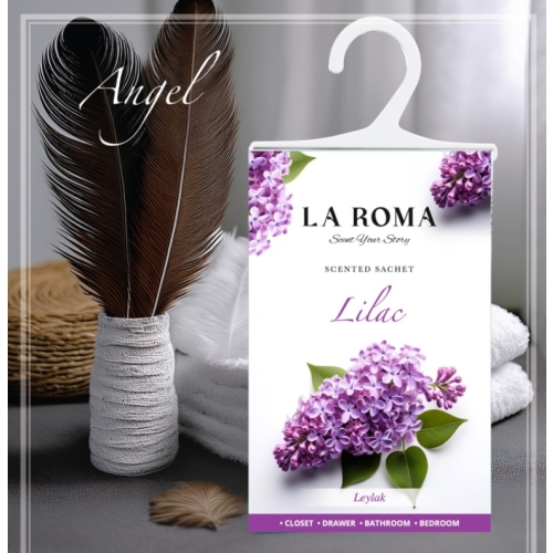 Odorizant de dulap, saculet parfumat Liliac, 26 g, La Roma