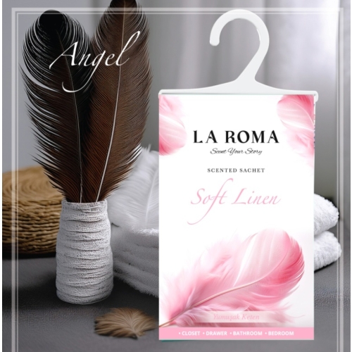 Odorizant de dulap, saculet parfumat Soft, 26 g, La Roma
