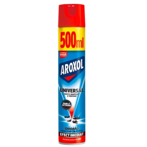 Insecticid universal spray 500 ml, Aroxol.. Produs pentru eliminarea insectelor si a gandacilor