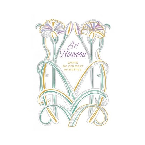 Art Nouveau. Carte de colorat antistres, editura Didactica Publishing House