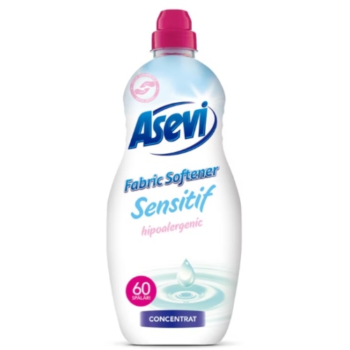 Asevi Balsam de rufe hipoalergenic Sensitiv, 1.5 L. Produs pentru igienizarea casei